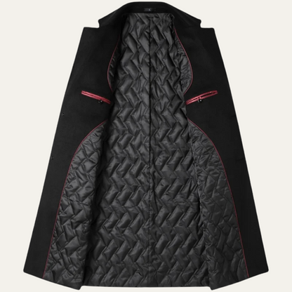 Men's Longline Wool Winter Jacket