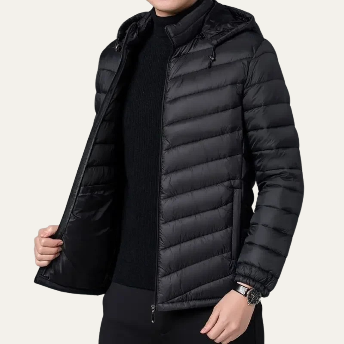 Nottingham Men's Quilted Puffer Jacket Lightweight