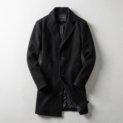 Men's Wool Overcoat - VibreMode