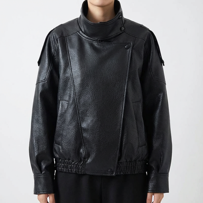 Men's Pebble Leather Jacket - VibreMode