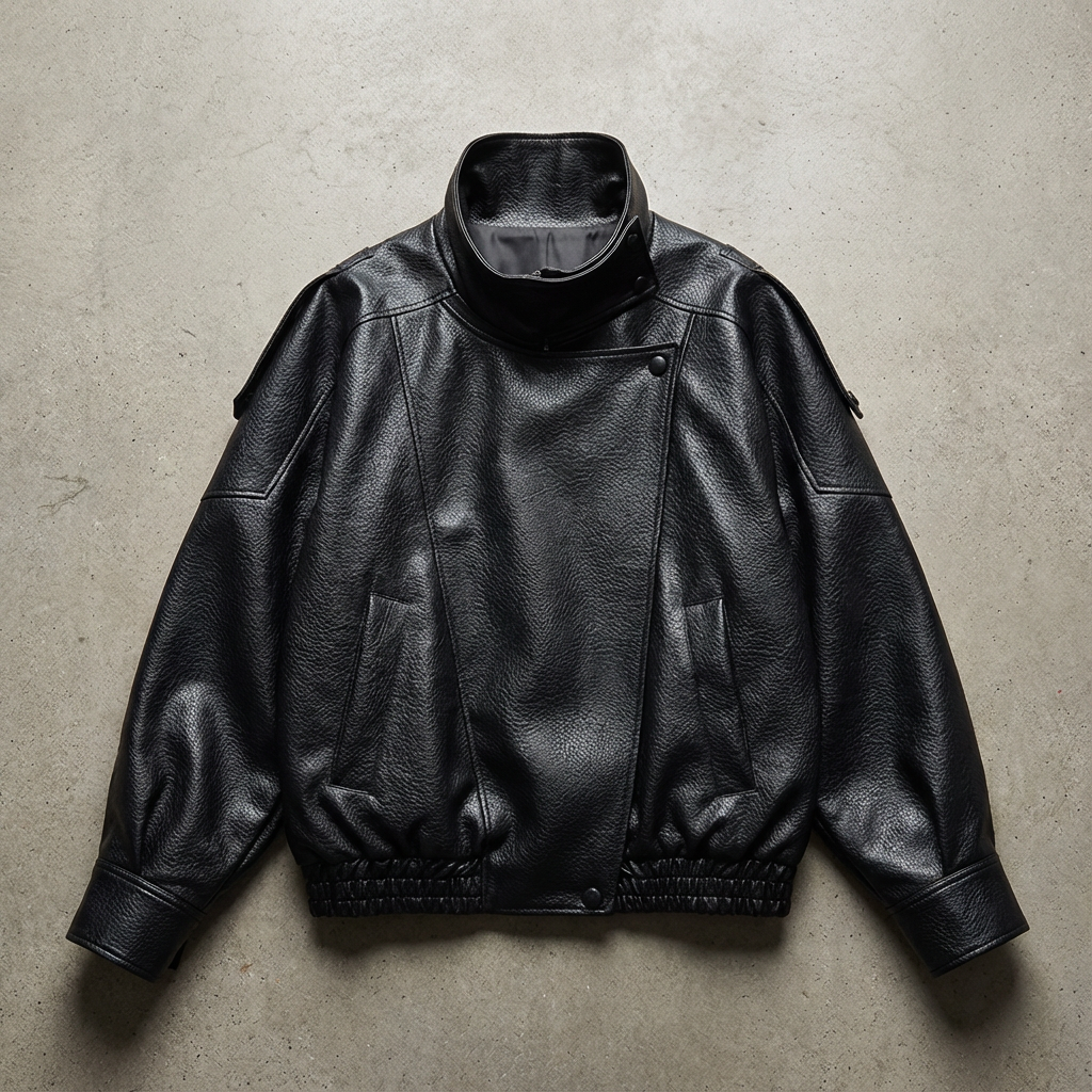 Milan Women's Leather Jacket Pebble Grain - VibreMode