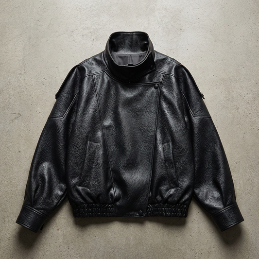 Milan Women's Leather Jacket Pebble Grain - VibreMode