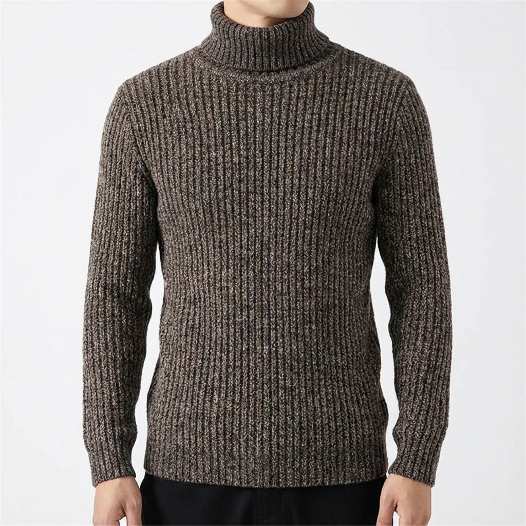 Women's Merino Turtleneck Sweater - VibreMode