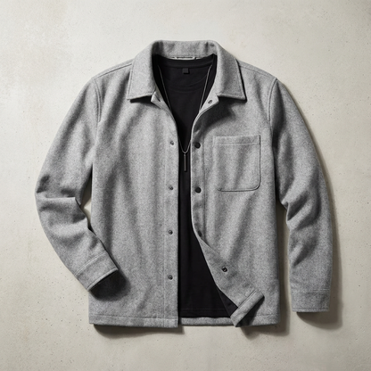 Portofino Men's Brushed Cotton Blazer Jacket - VibreMode
