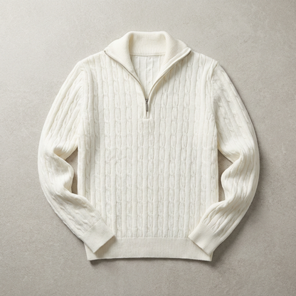 Merino Half Zip Sweater - VibreMode