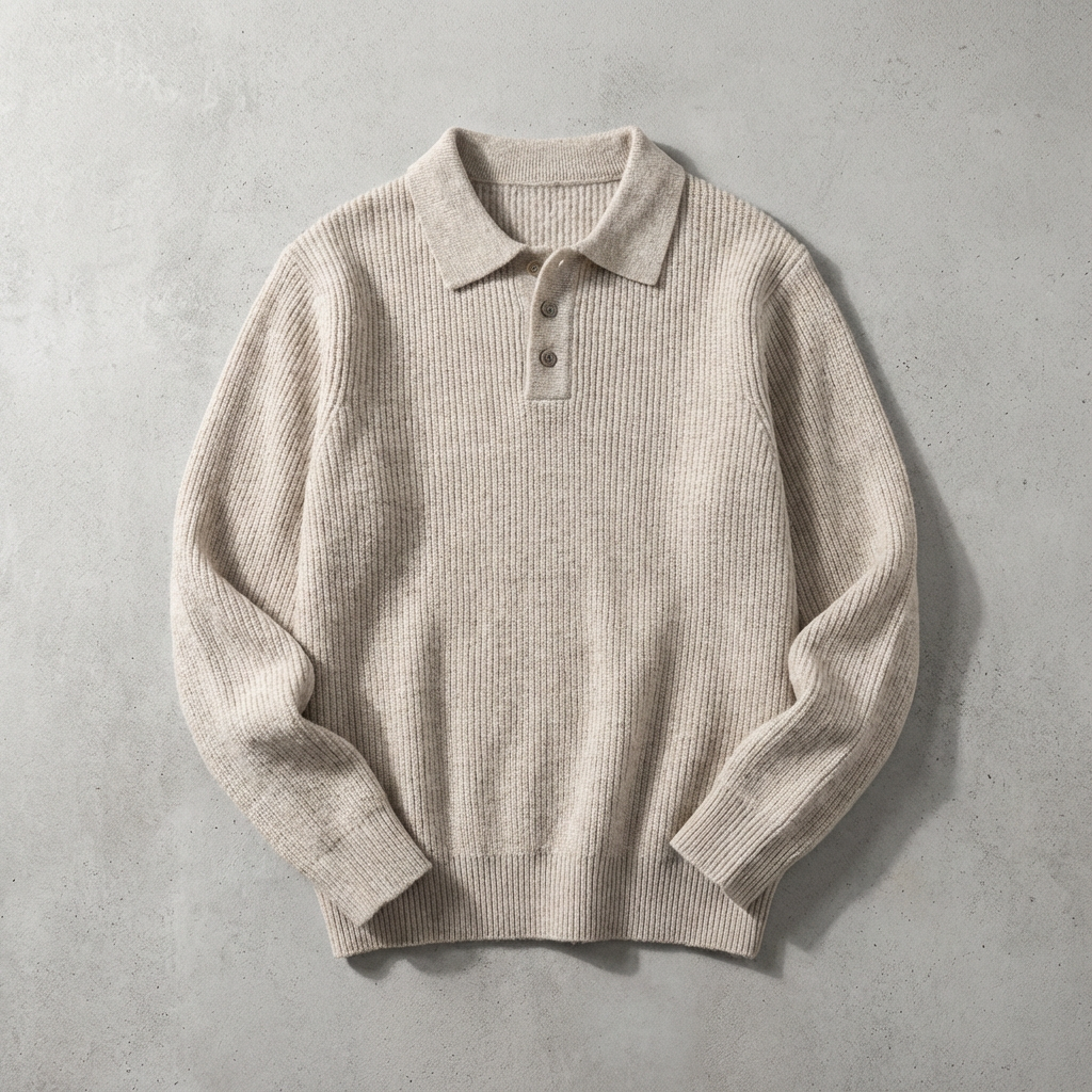 Women's Knit Polo Shirt - VibreMode