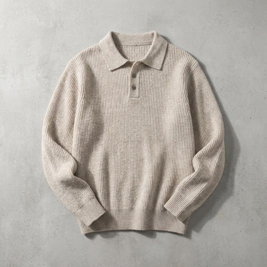 Women's Knit Polo Shirt - VibreMode