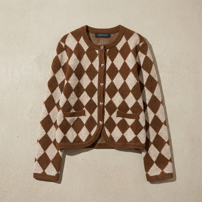 Lucerne Merino Wool Cardigan - VibreMode