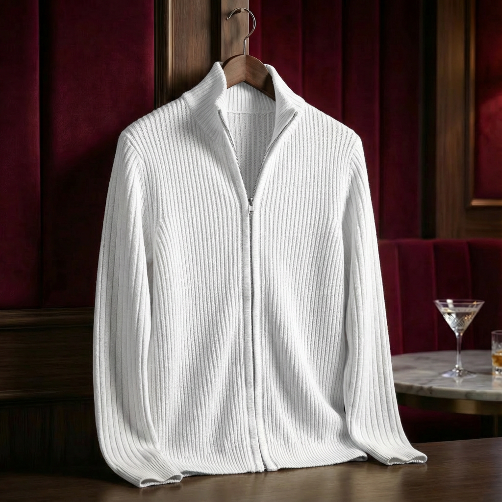 Cotton Ribbed Jacket - VibreMode