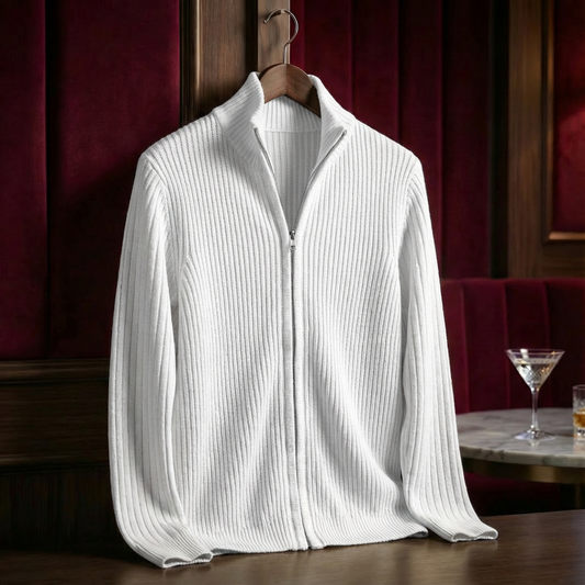 Cotton Ribbed Jacket - VibreMode