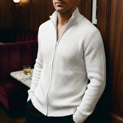 Victorio Cotton Knit Jacket - VibreMode