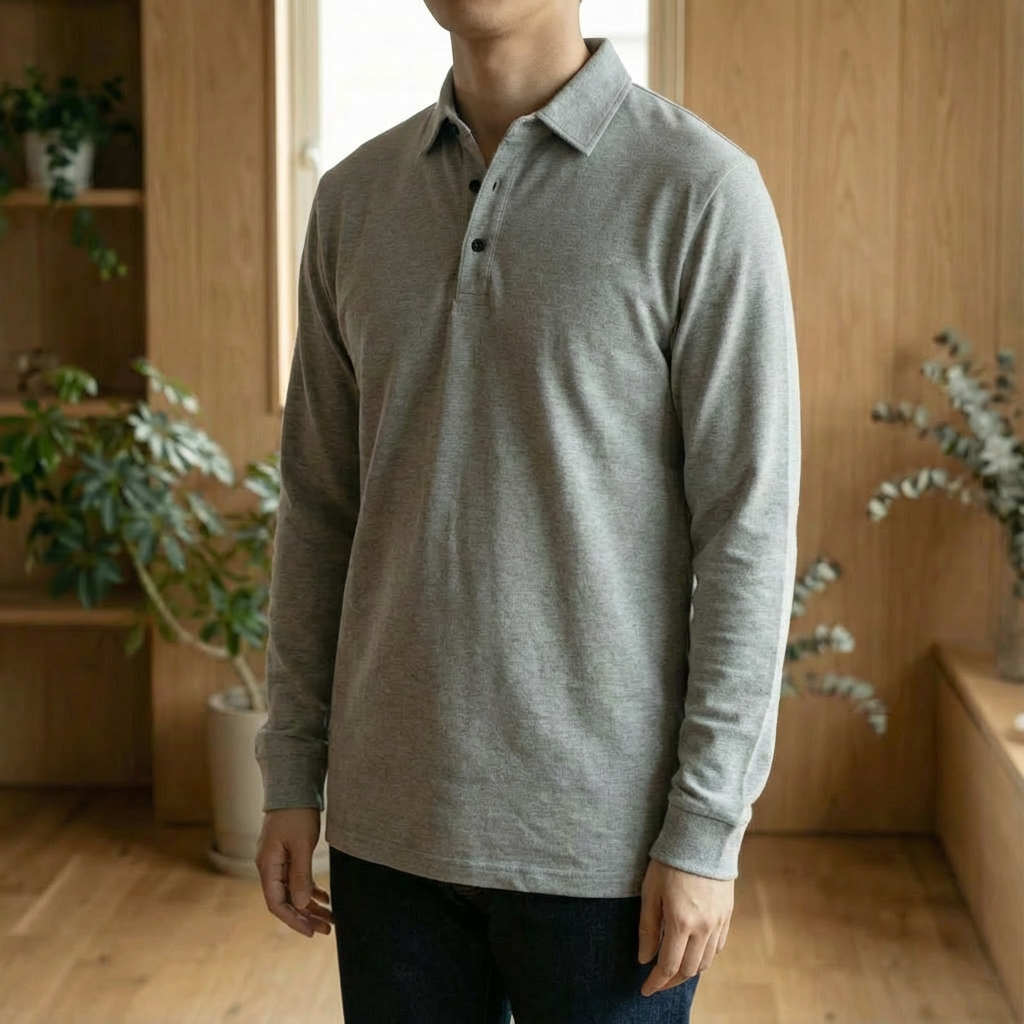 Men's Cotton Polo Shirt White - VibreMode