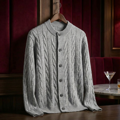 Women's Cable-Knit Cardigan - VibreMode