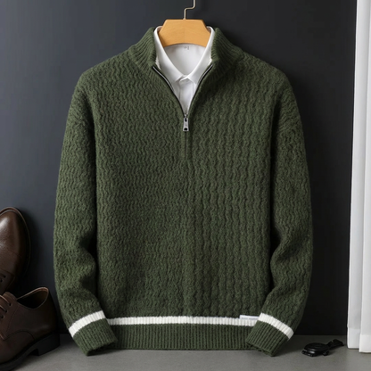 Merino Wool Knit Pullover - VibreMode