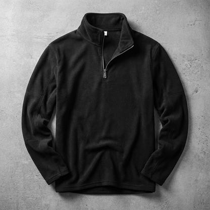 Fleece Lined Quarter Zip Sweater