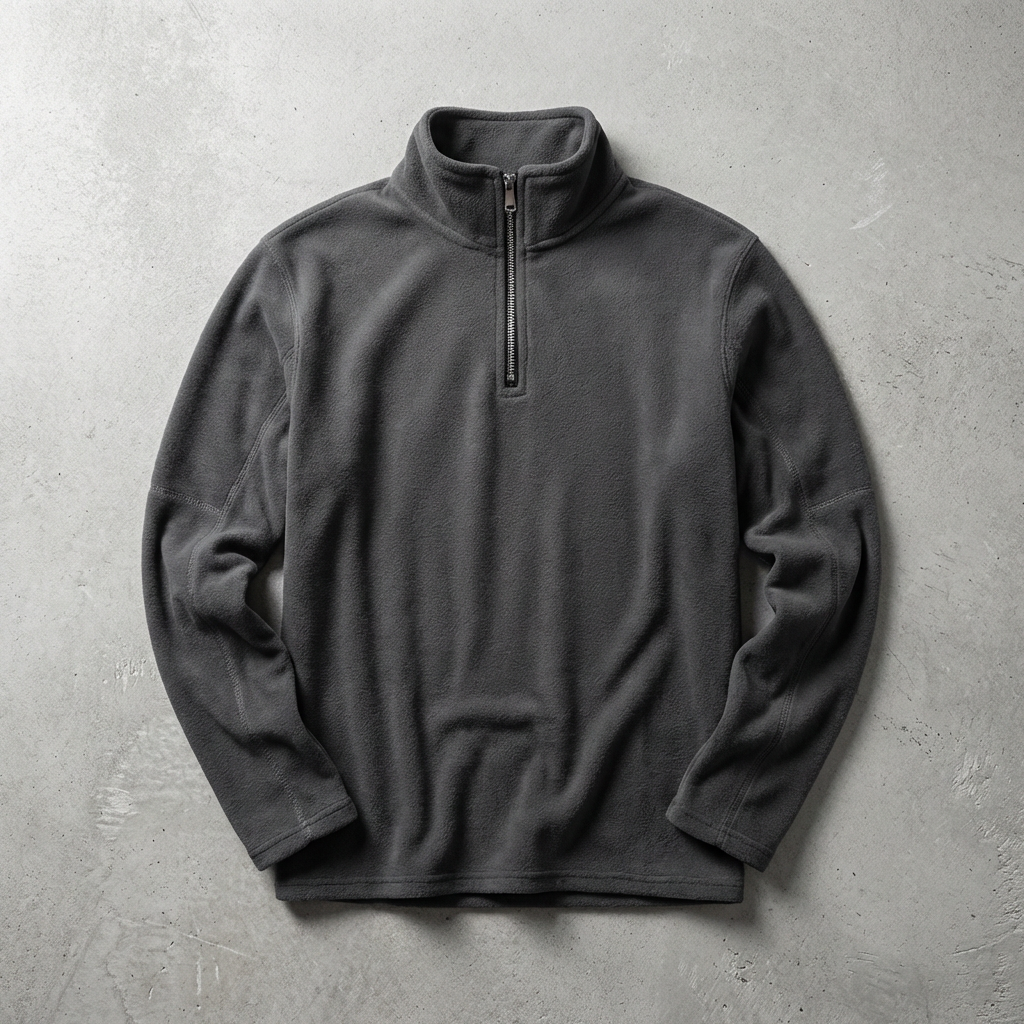 Fleece Lined Quarter Zip Sweater