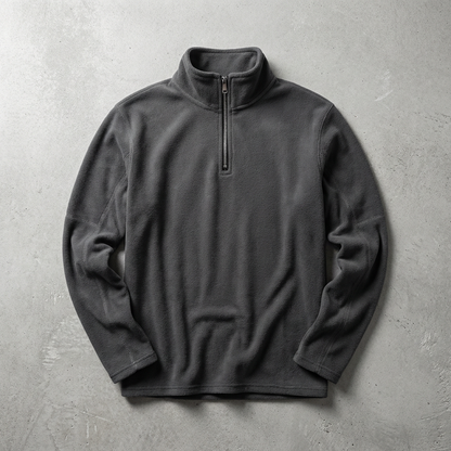 Fleece Lined Quarter Zip Sweater