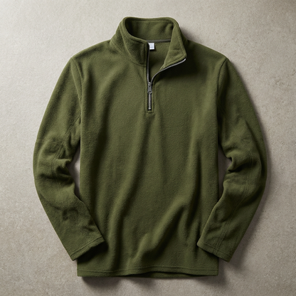 Fleece Lined Quarter Zip Sweater