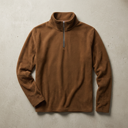 Fleece Lined Quarter Zip Sweater