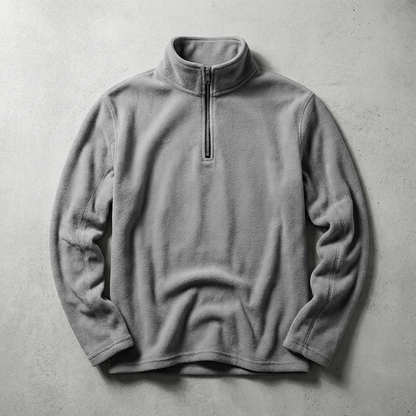 Fleece Lined Quarter Zip Sweater
