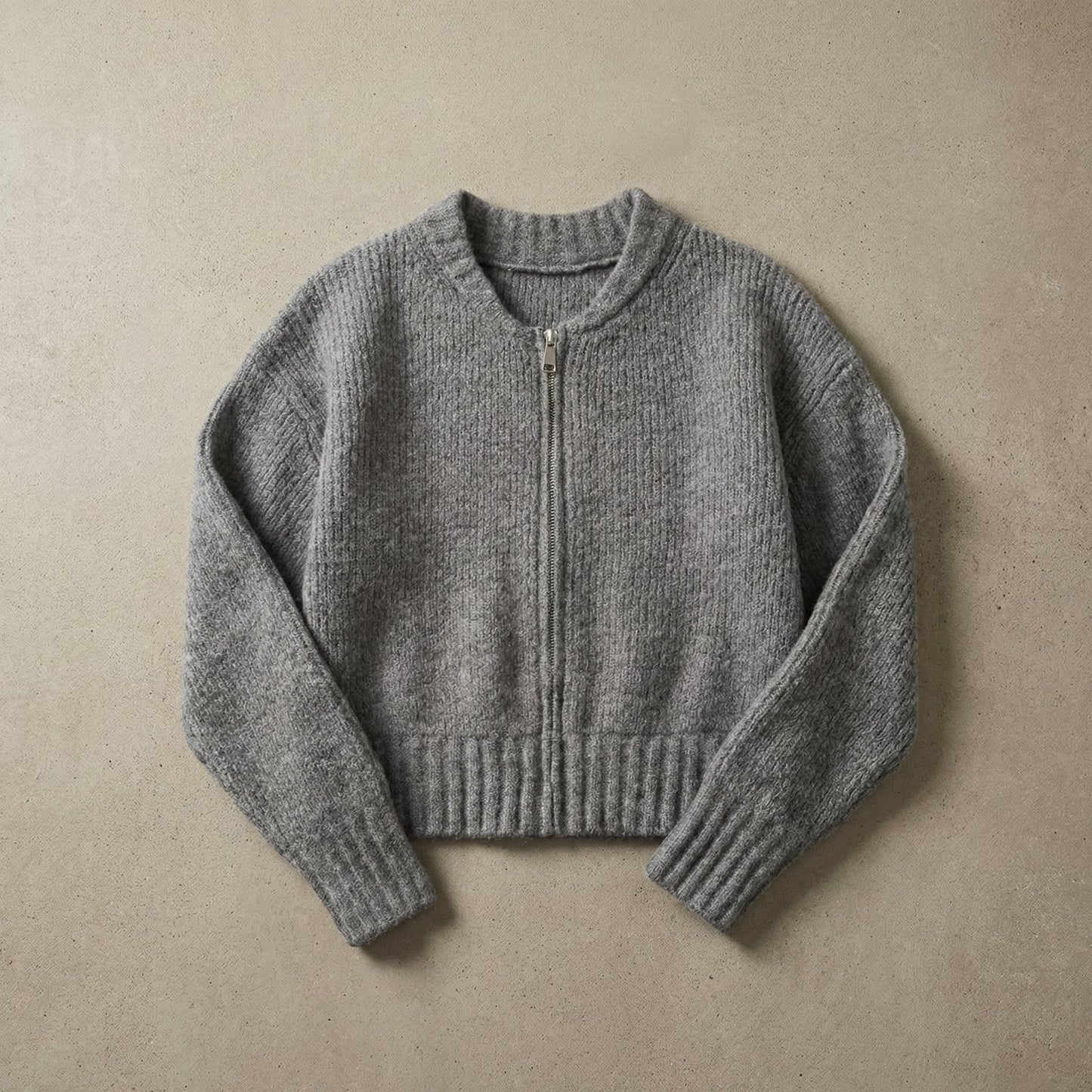 Cotton Sweater Jacket - VibreMode