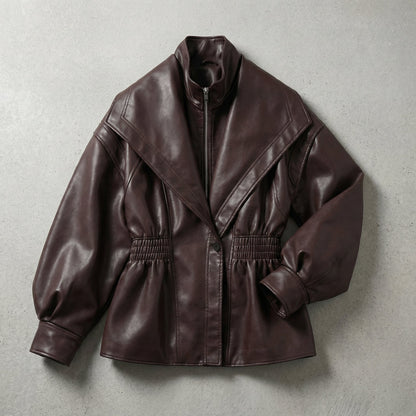 Valencia Men's Leather Biker Jacket - VibreMode