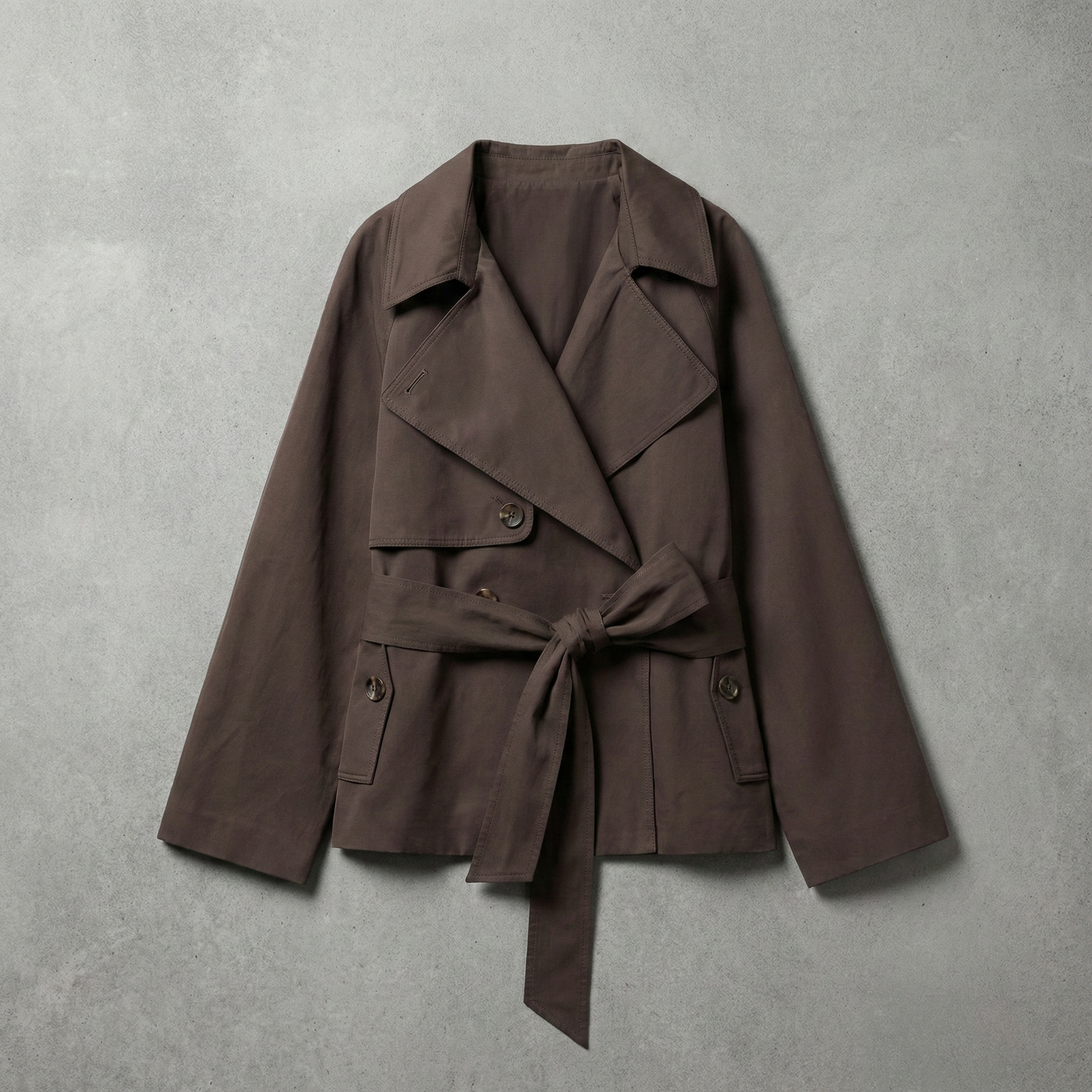 Women's Cotton Trench Coat - VibreMode
