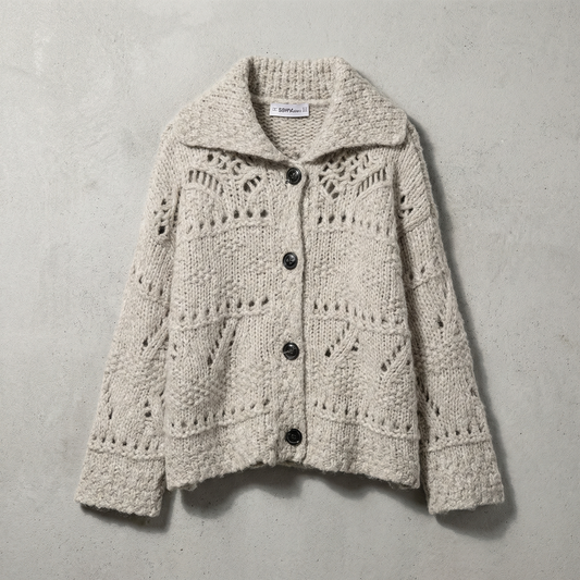 Merino Wool Cardigan - VibreMode