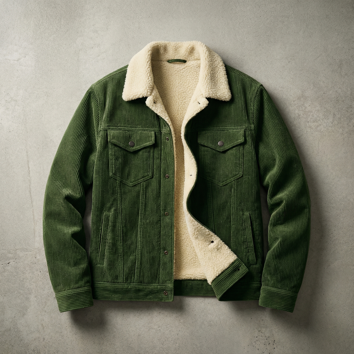 Athens Women's Corduroy Plush Jacket - VibreMode