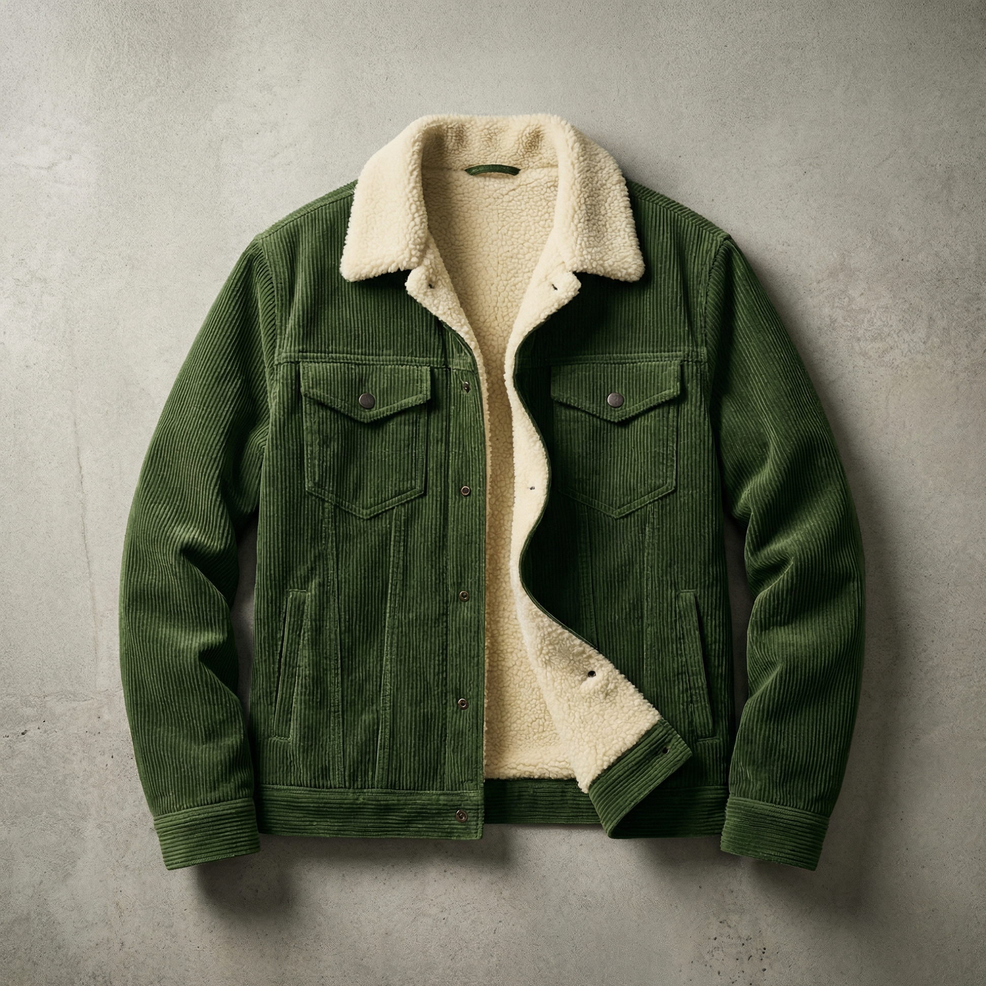 Athens Women's Corduroy Plush Jacket - VibreMode