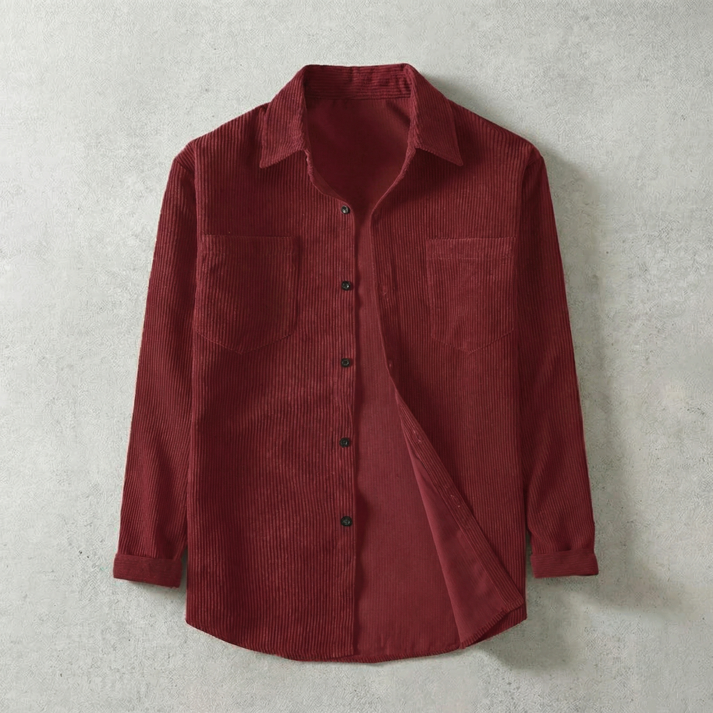 Napoli Men's Corduroy Dress Shirt - VibreMode