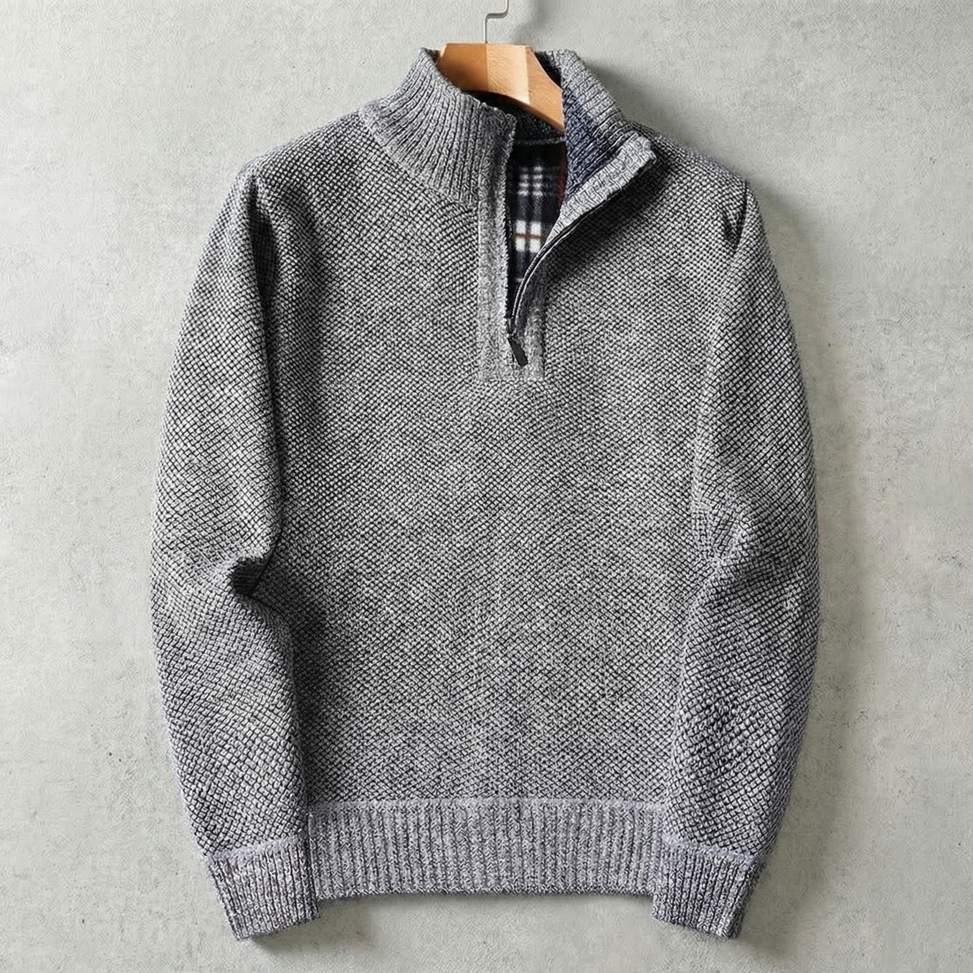 Women's Mock Neck Sweater - VibreMode