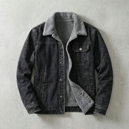 Men's Casual Denim Jacket - VibreMode