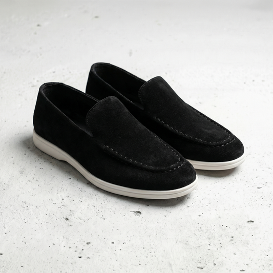 Valencio Men's Suede Leather Loafers - VibreMode