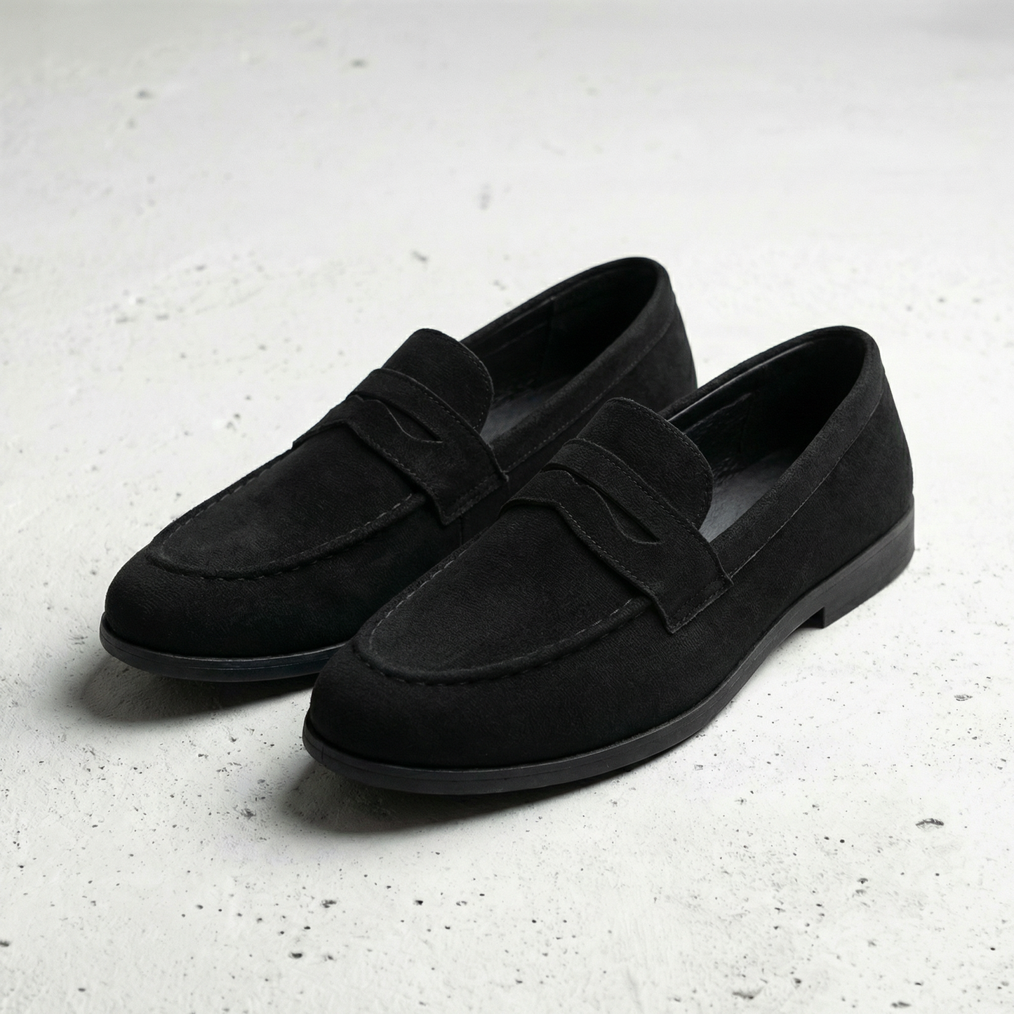 Lorence Men's Suede Slip On Loafers - VibreMode