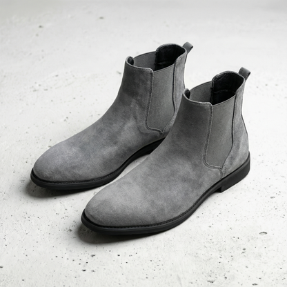 Chelsea Boots Leather Ankle Brown - VibreMode