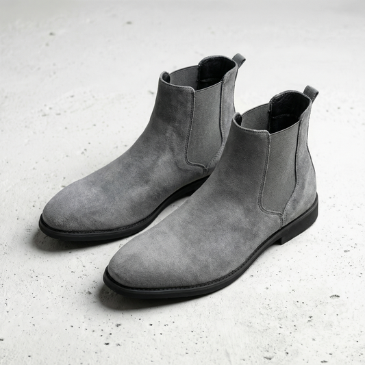 Chelsea Boots Leather Ankle Brown - VibreMode