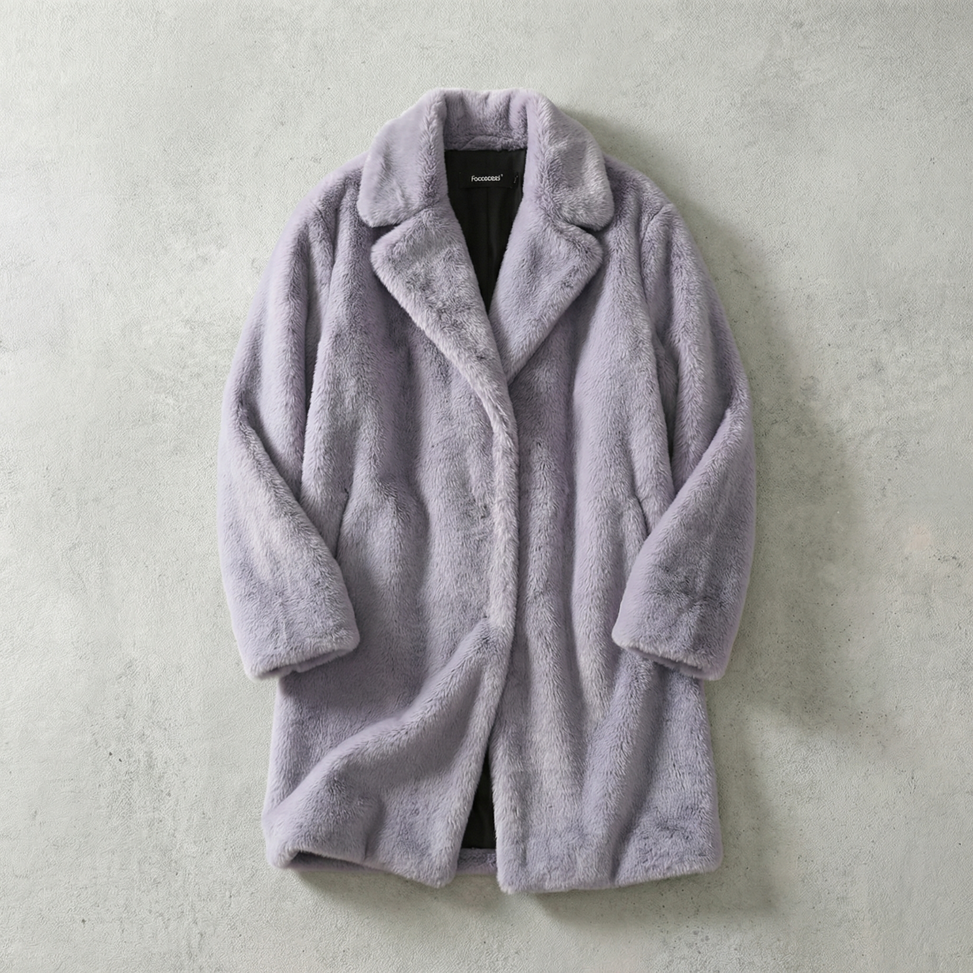 Women's Faux Fur Chelsea Coat - VibreMode