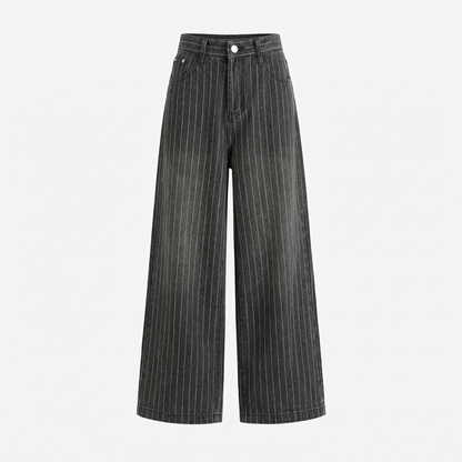 Women's Wide Leg Baggy Jeans - VibreMode
