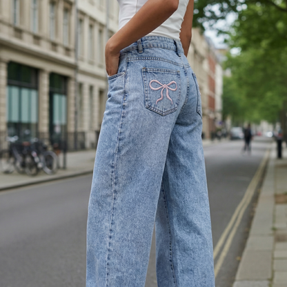 Women's Wide Leg Jeans - VibreMode
