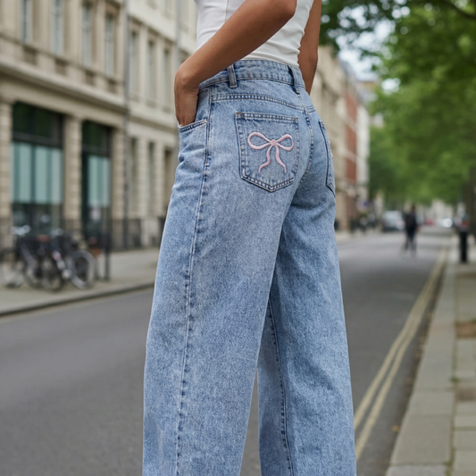 Women's Wide Leg Jeans - VibreMode