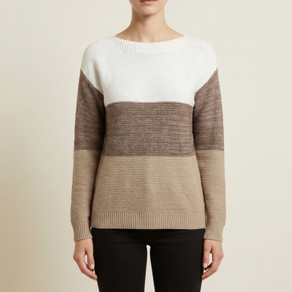 Women's Patchwork Sweater - VibreMode