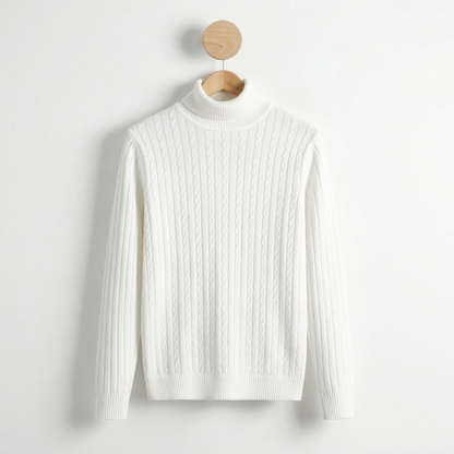Women's High Neck Sweater - VibreMode