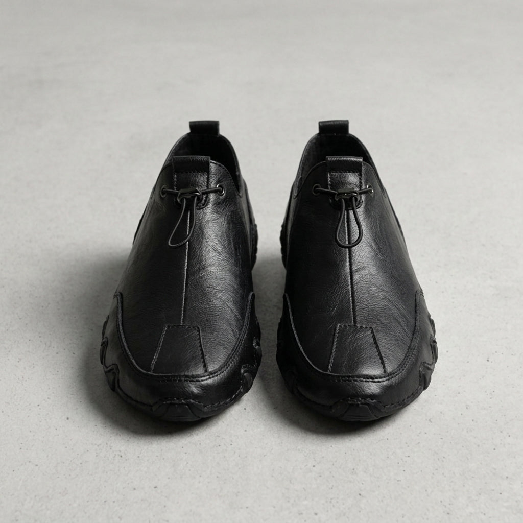 Men's Casual Leather Sneakers - VibreMode