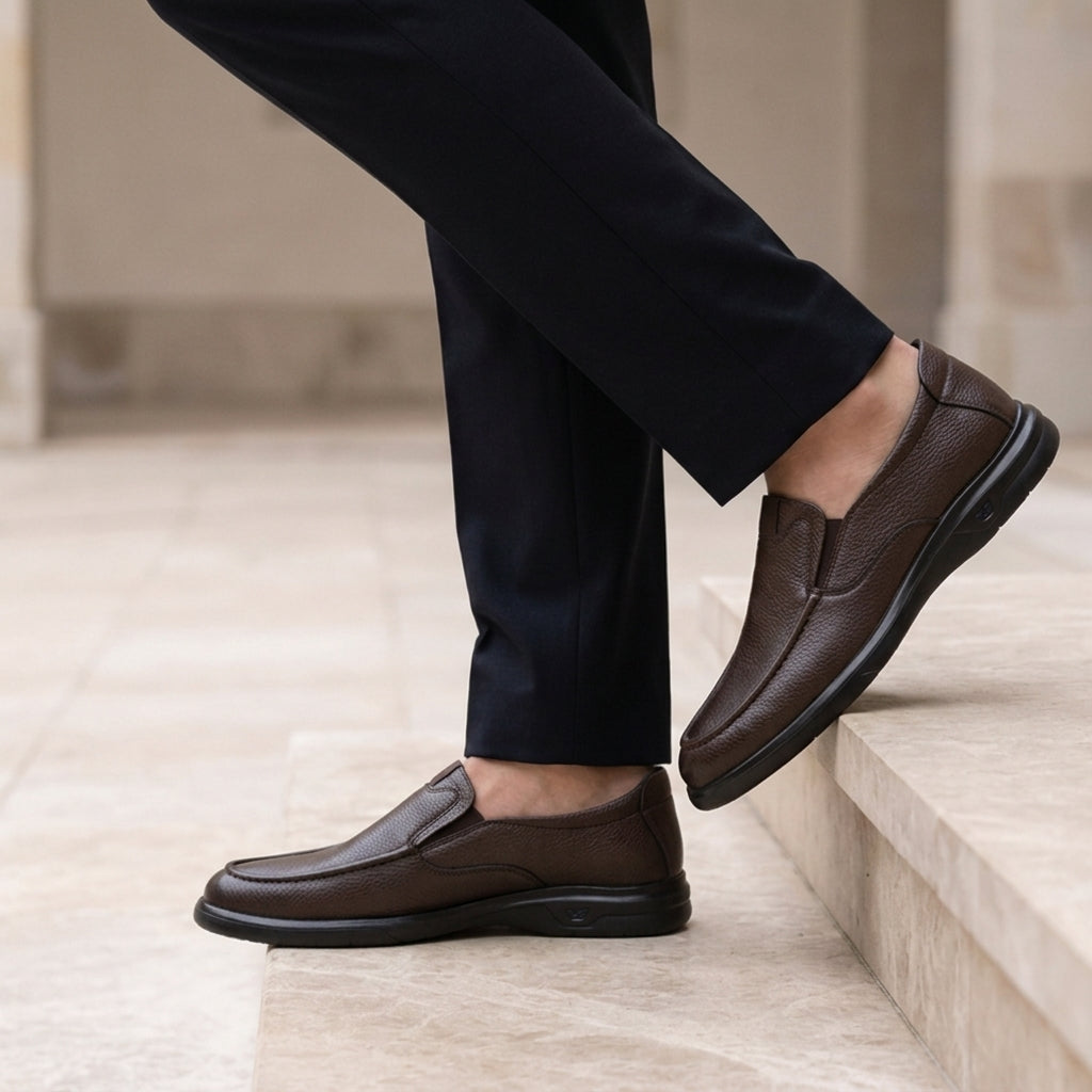 Men's Casual Leather Shoes - VibreMode