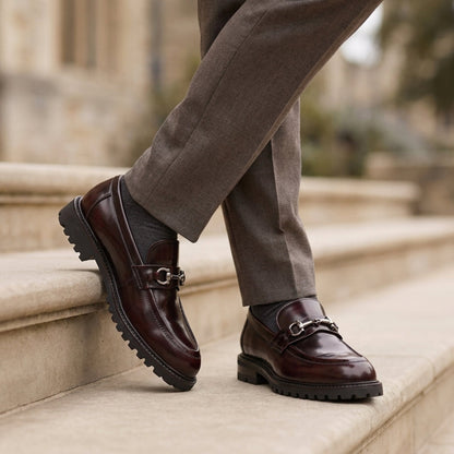 Alaric Men's Leather Loafers - VibreMode