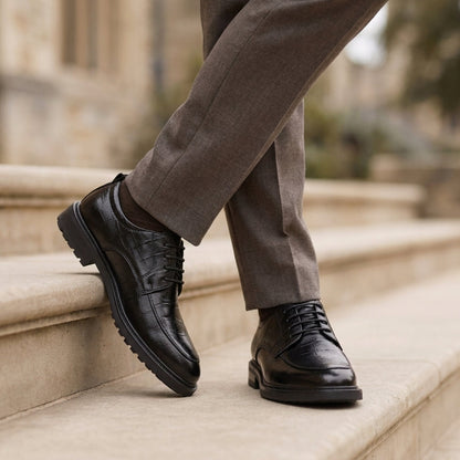 Men's Dress Shoes Leather Black - VibreMode