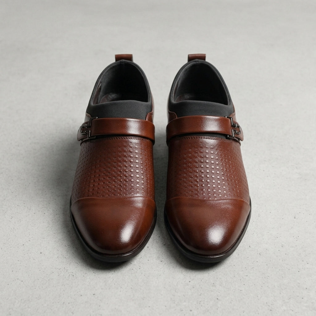 Men's Business Casual Leather Shoes - VibreMode