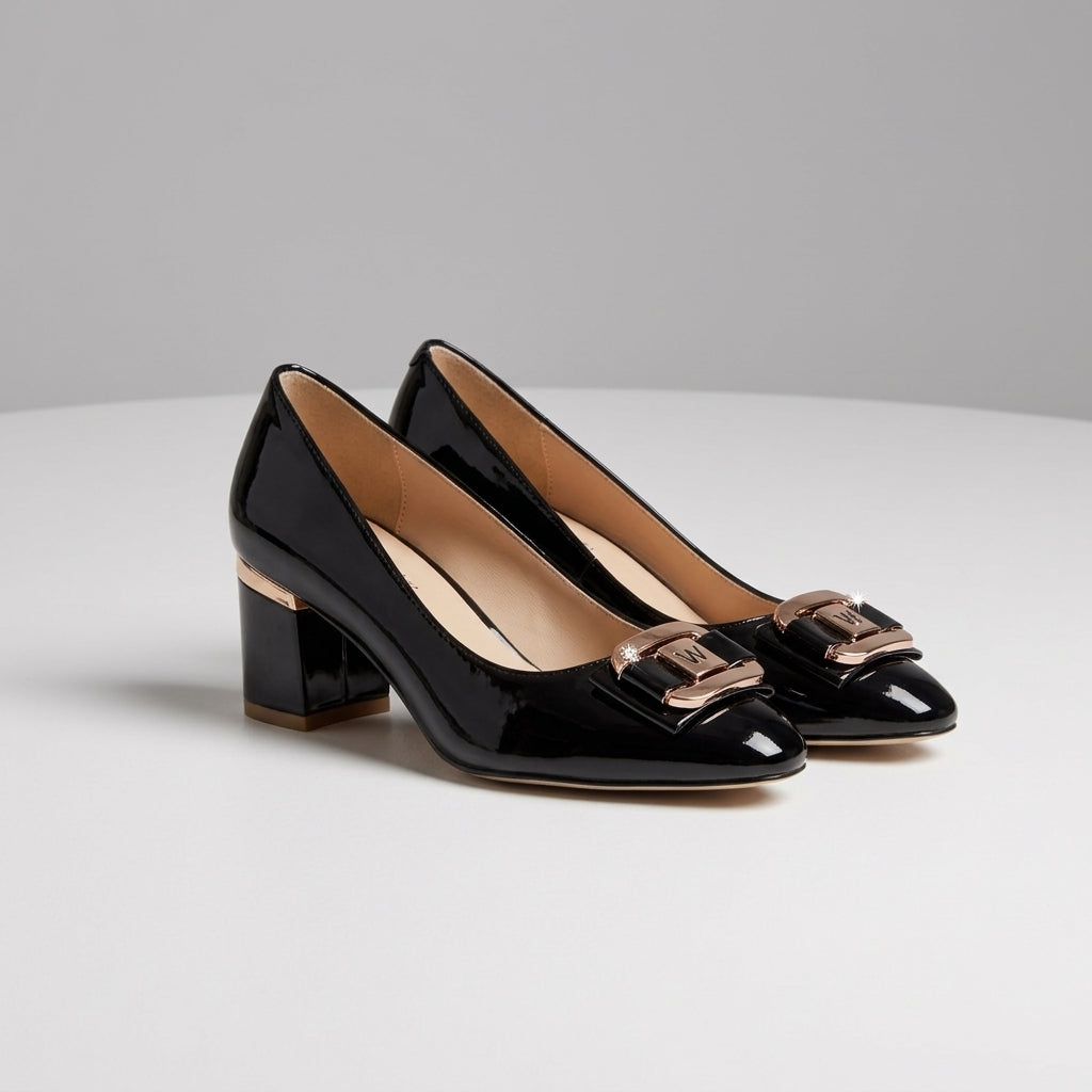 Aurevyn Women's Square Heel Shoes - VibreMode