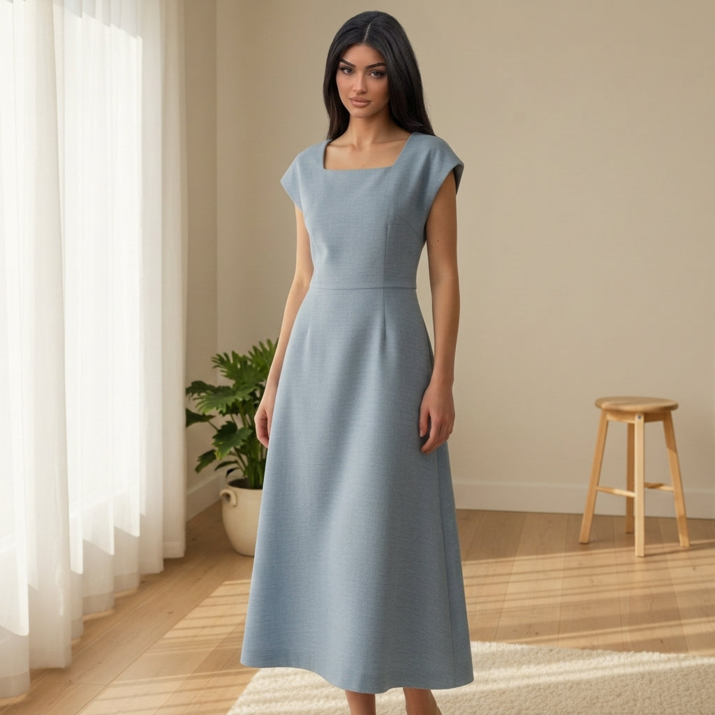 Women's Lace-Up Spaghetti Strap Dress - VibreMode
